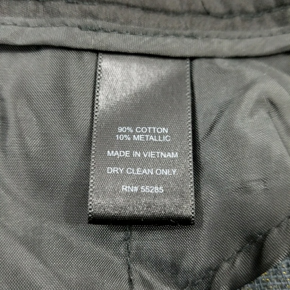 Express black and gold metallic cuffed shorts - Picture 7 of 7